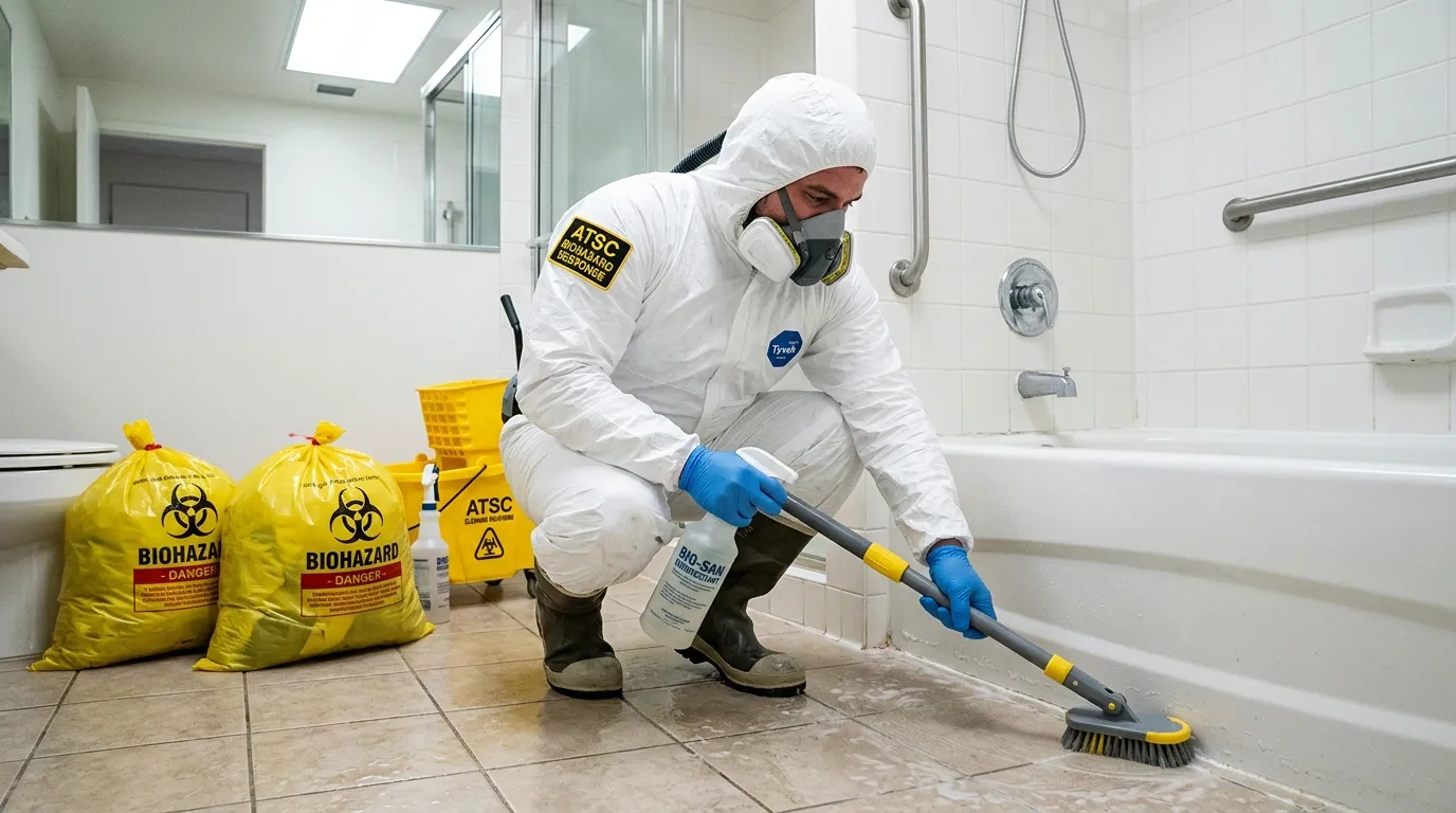 Decontamination equipment deployed for Blood Cleanup in North Scituate